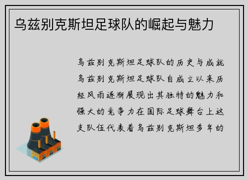 乌兹别克斯坦足球队的崛起与魅力